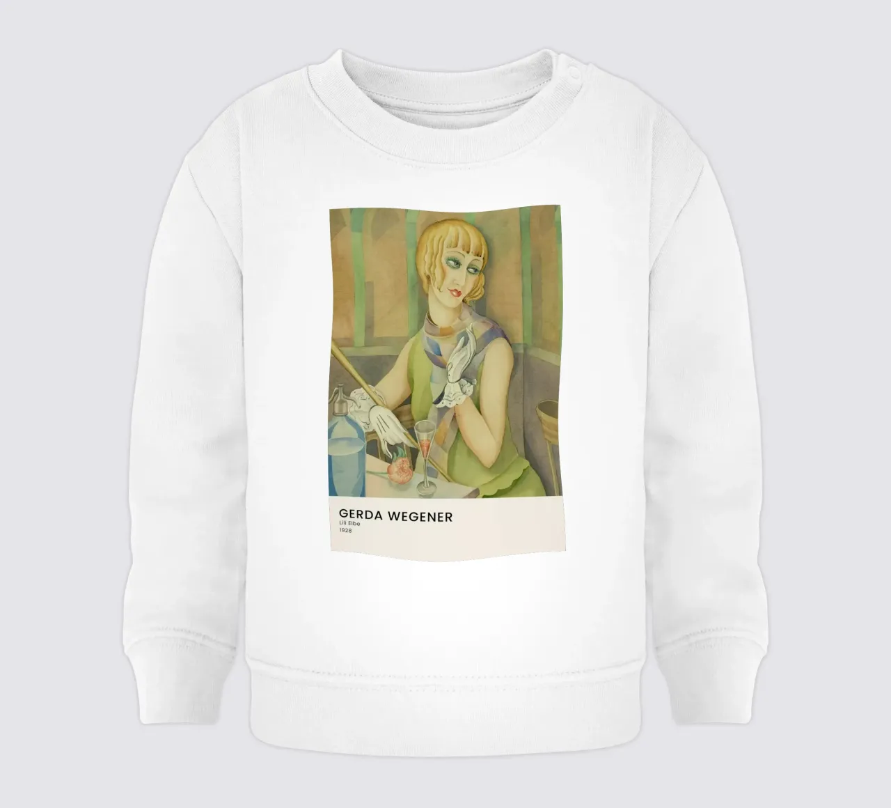 Gerda Wegener - Lili Elbe II felpa neonato da Vintage by JUNIQE