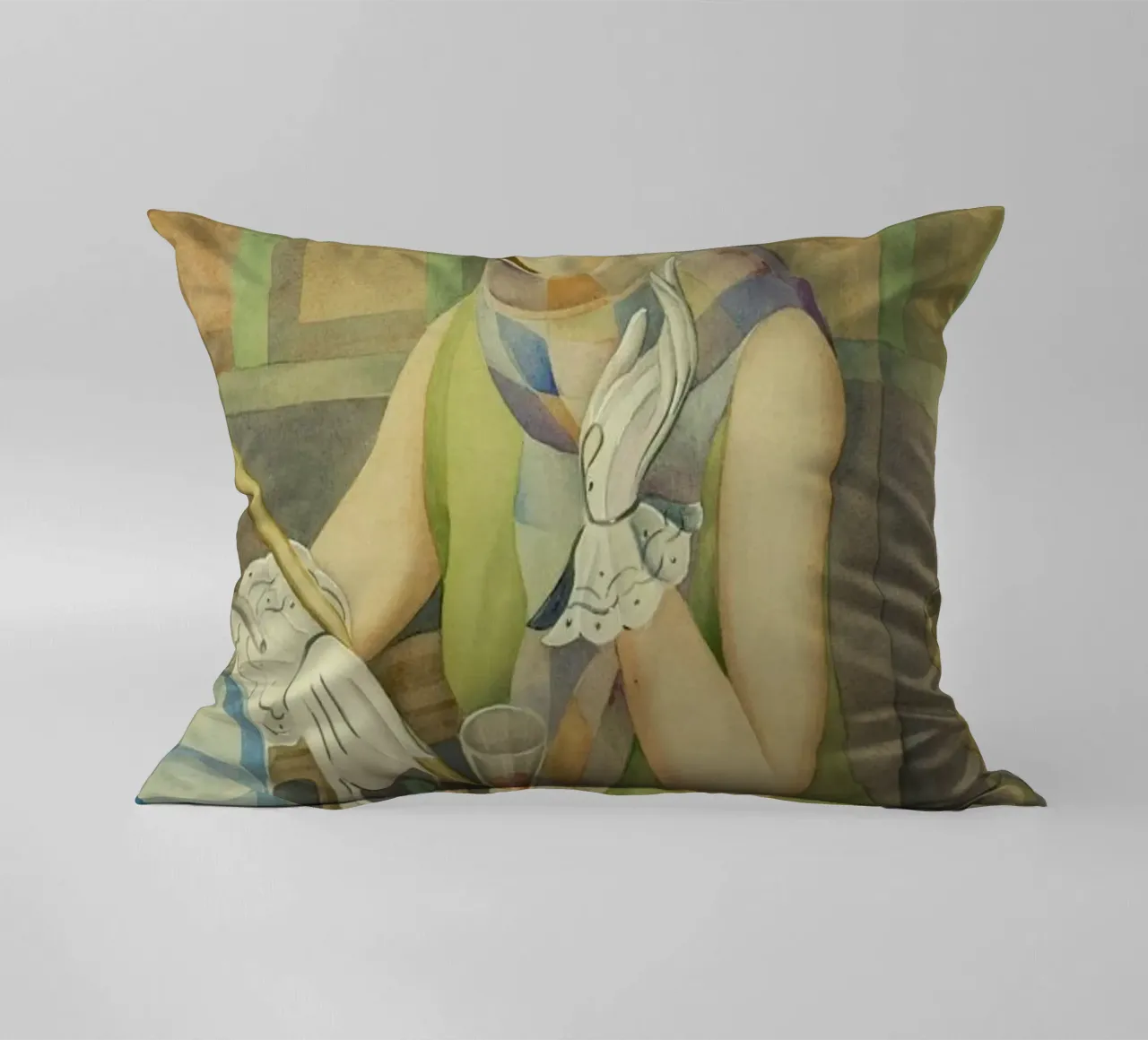 Gerda Wegener - Lili Elbe II cuscino da Vintage by JUNIQE
