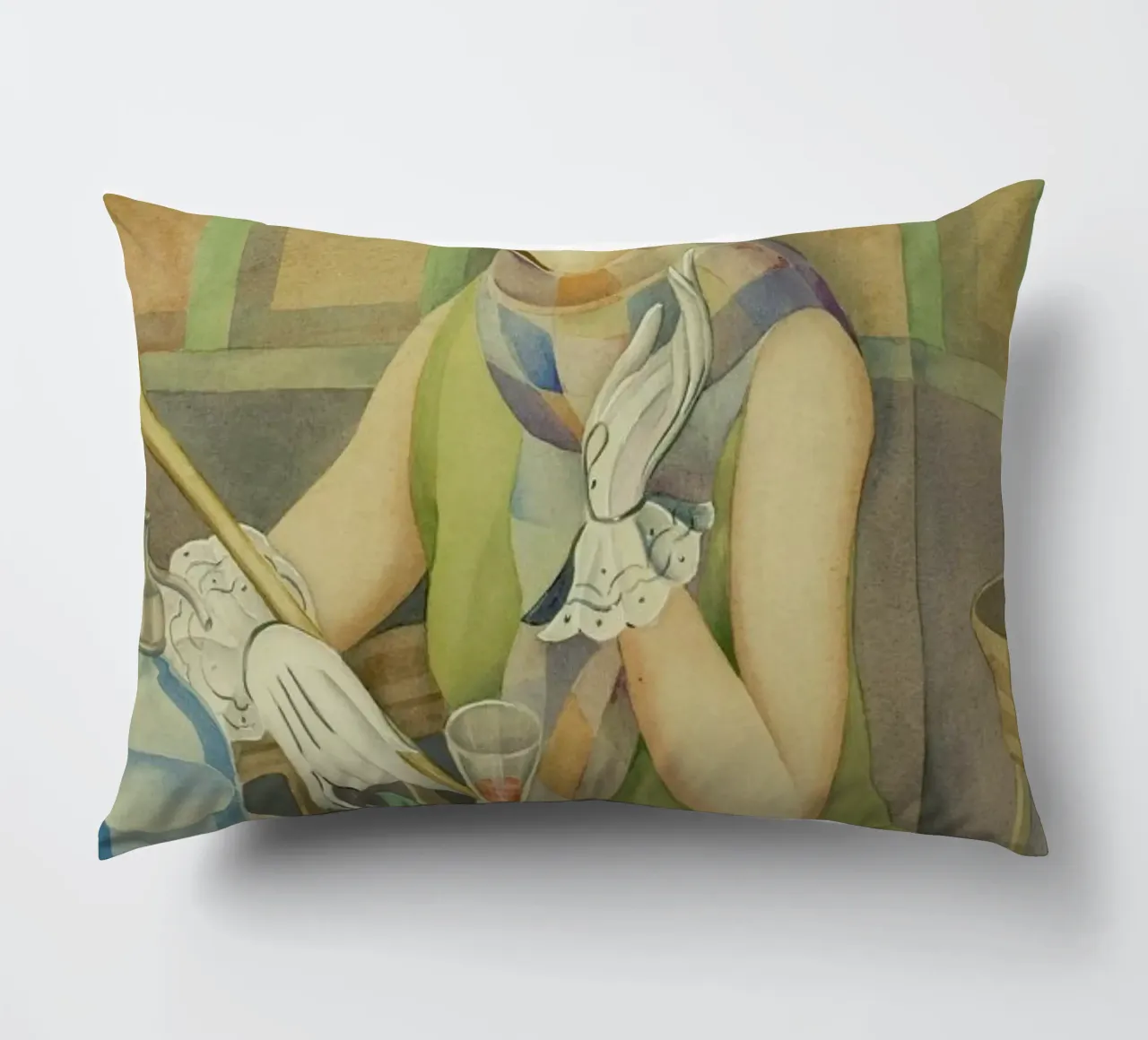Gerda Wegener - Lili Elbe II cuscino da Vintage by JUNIQE