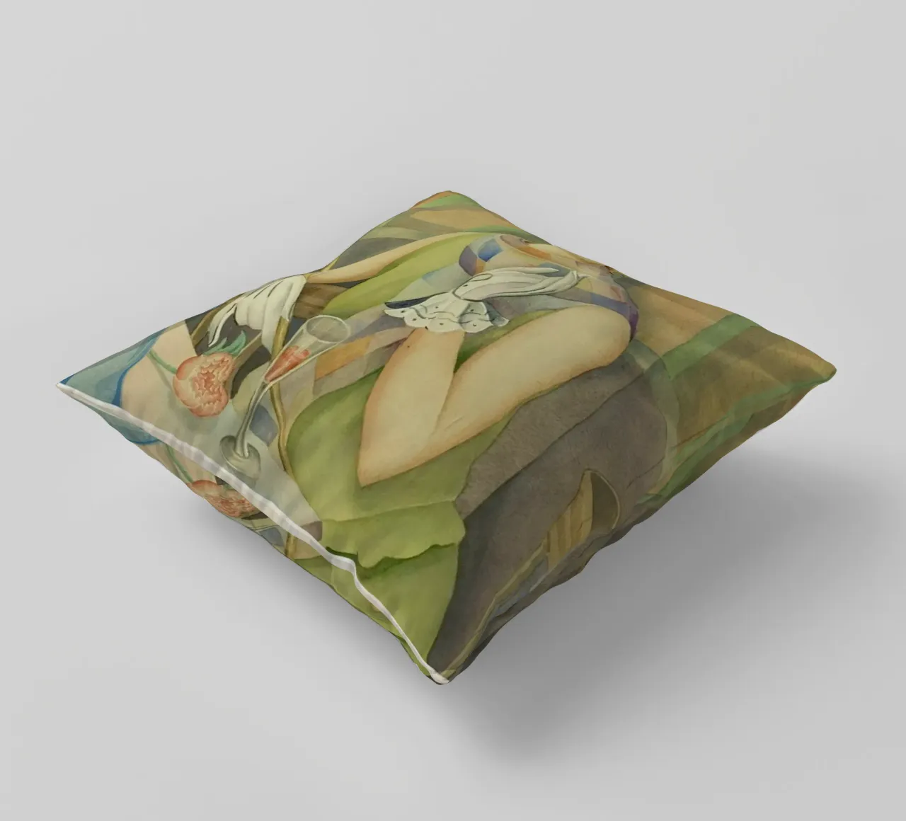 Gerda Wegener - Lili Elbe II cuscino da Vintage by JUNIQE