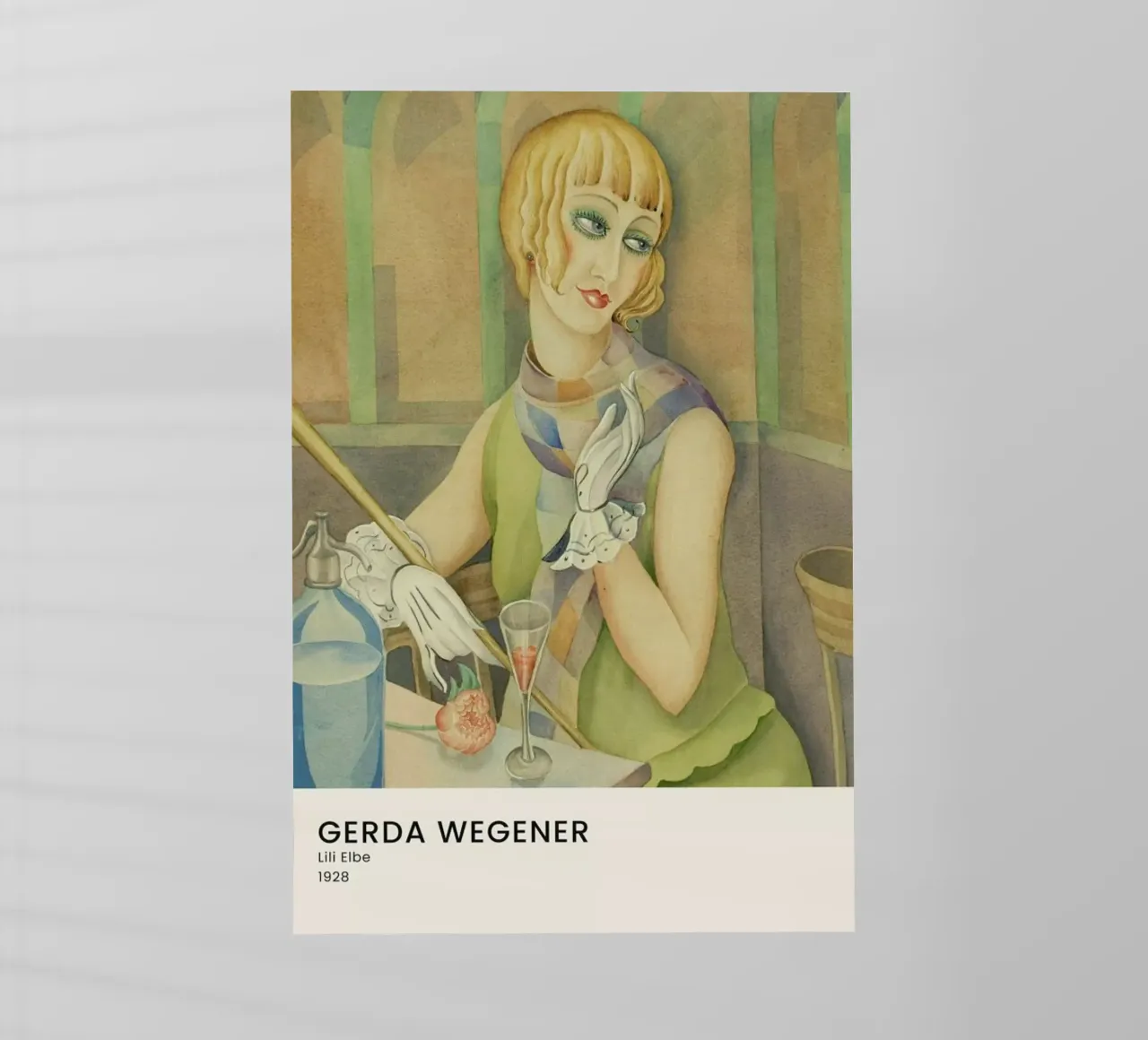 Gerda Wegener - Lili Elbe II pellicola backlit da Vintage by JUNIQE