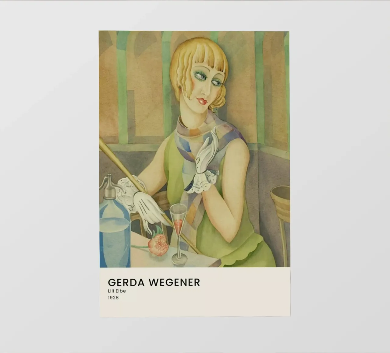Gerda Wegener - Lili Elbe II pellicola backlit da Vintage by JUNIQE
