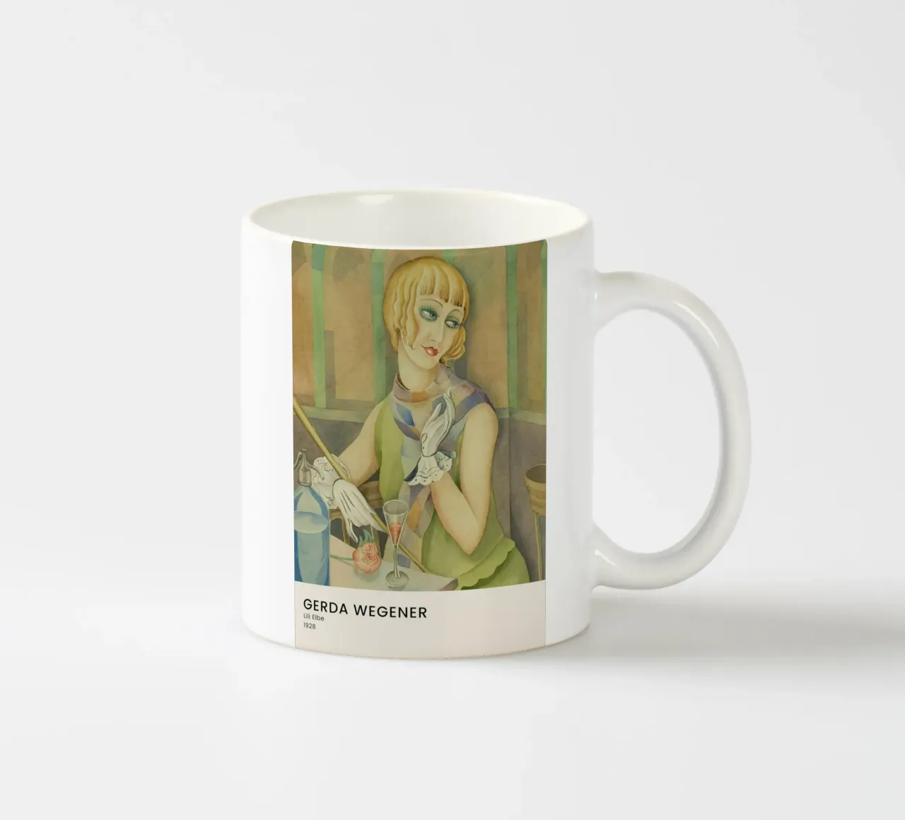 Gerda Wegener - Lili Elbe II tazza in ceramica da Vintage by JUNIQE