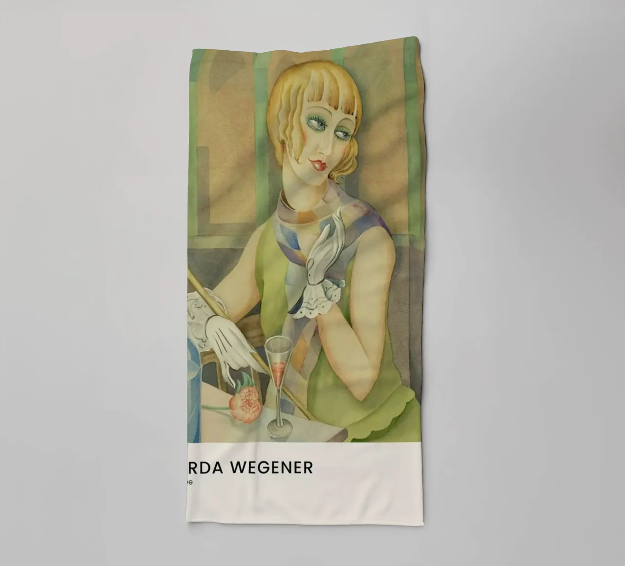 Gerda Wegener - Lili Elbe II asciugamano da bagno da Vintage by JUNIQE