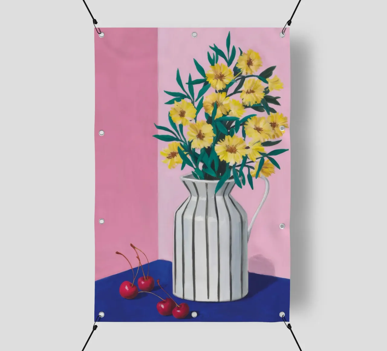 Girasole a righe Pop telo in pvc da Moonlite Desire