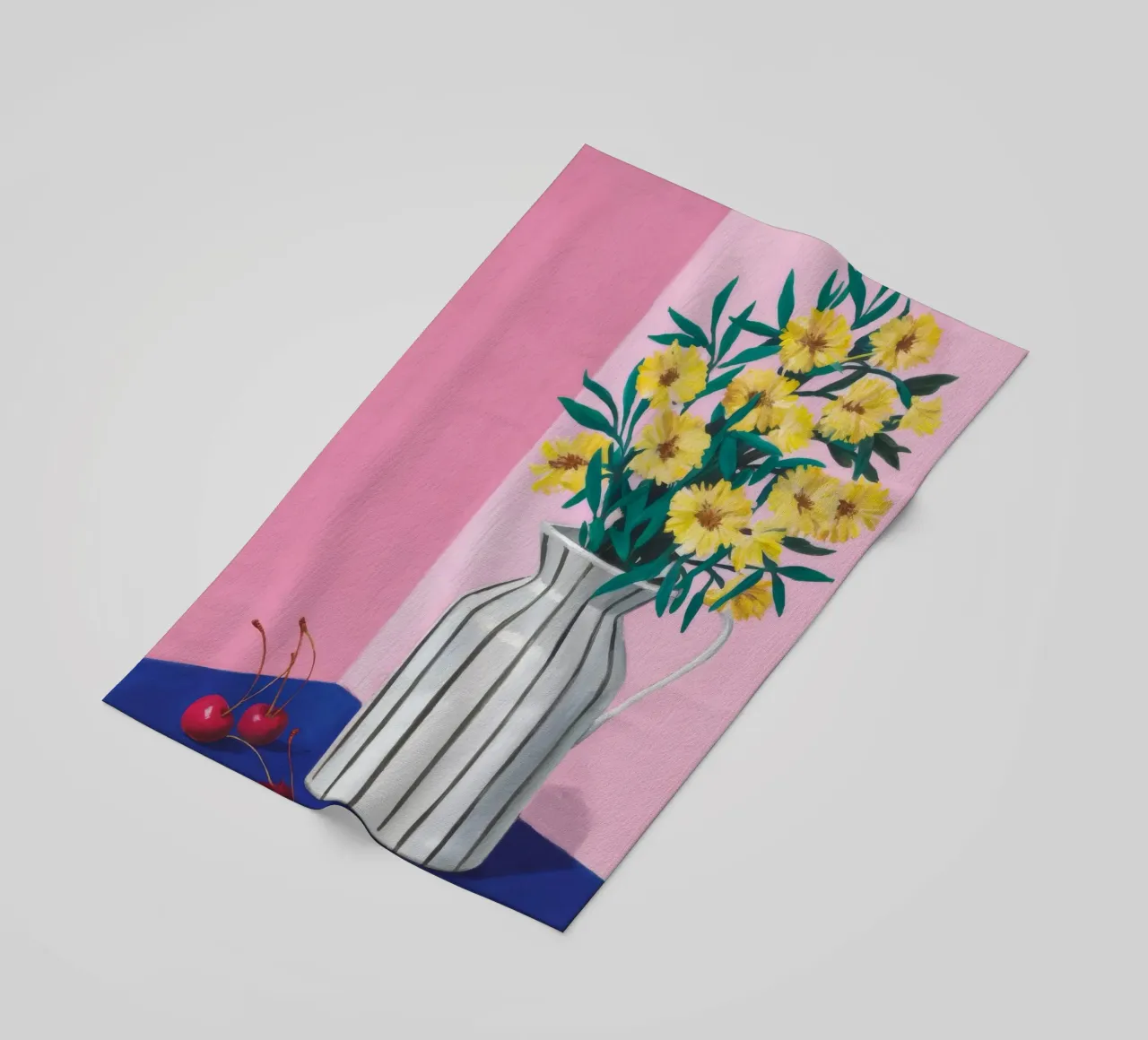 Girasole a righe Pop telo mare da Moonlite Desire