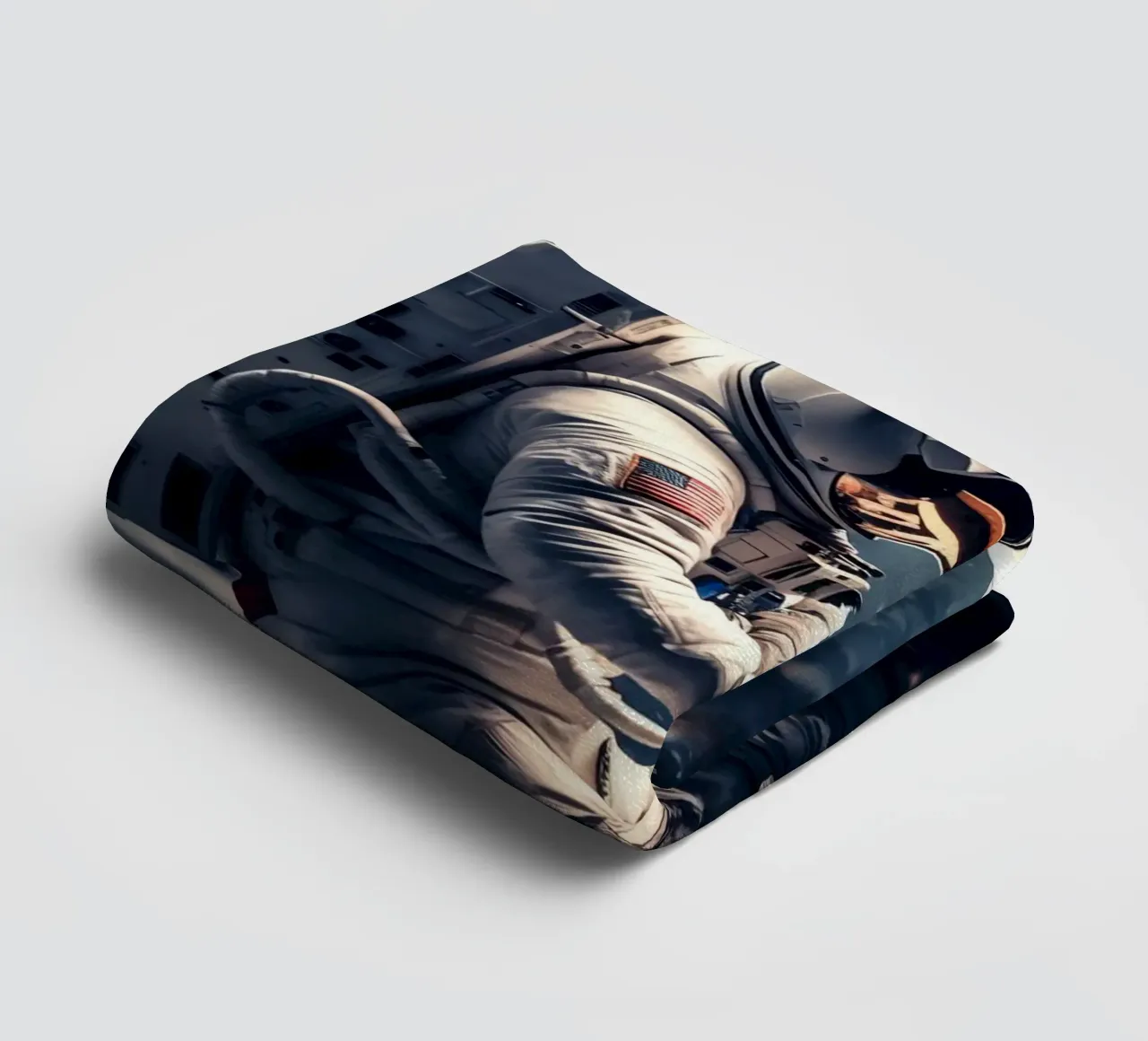 Astronaut Play Piano asciugamano da bagno da Fleur de Lys