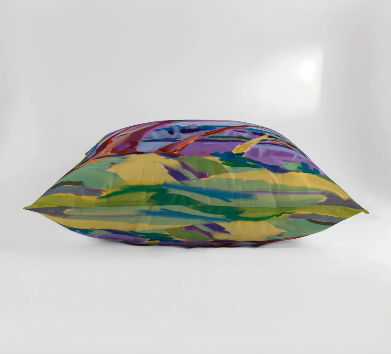 Rainbow River Path decorative cushion by Radiance Landscape