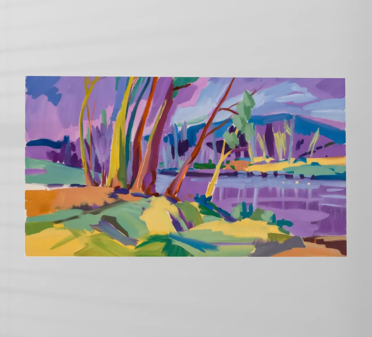 Rainbow River Path pellicola backlit da Radiance Landscape