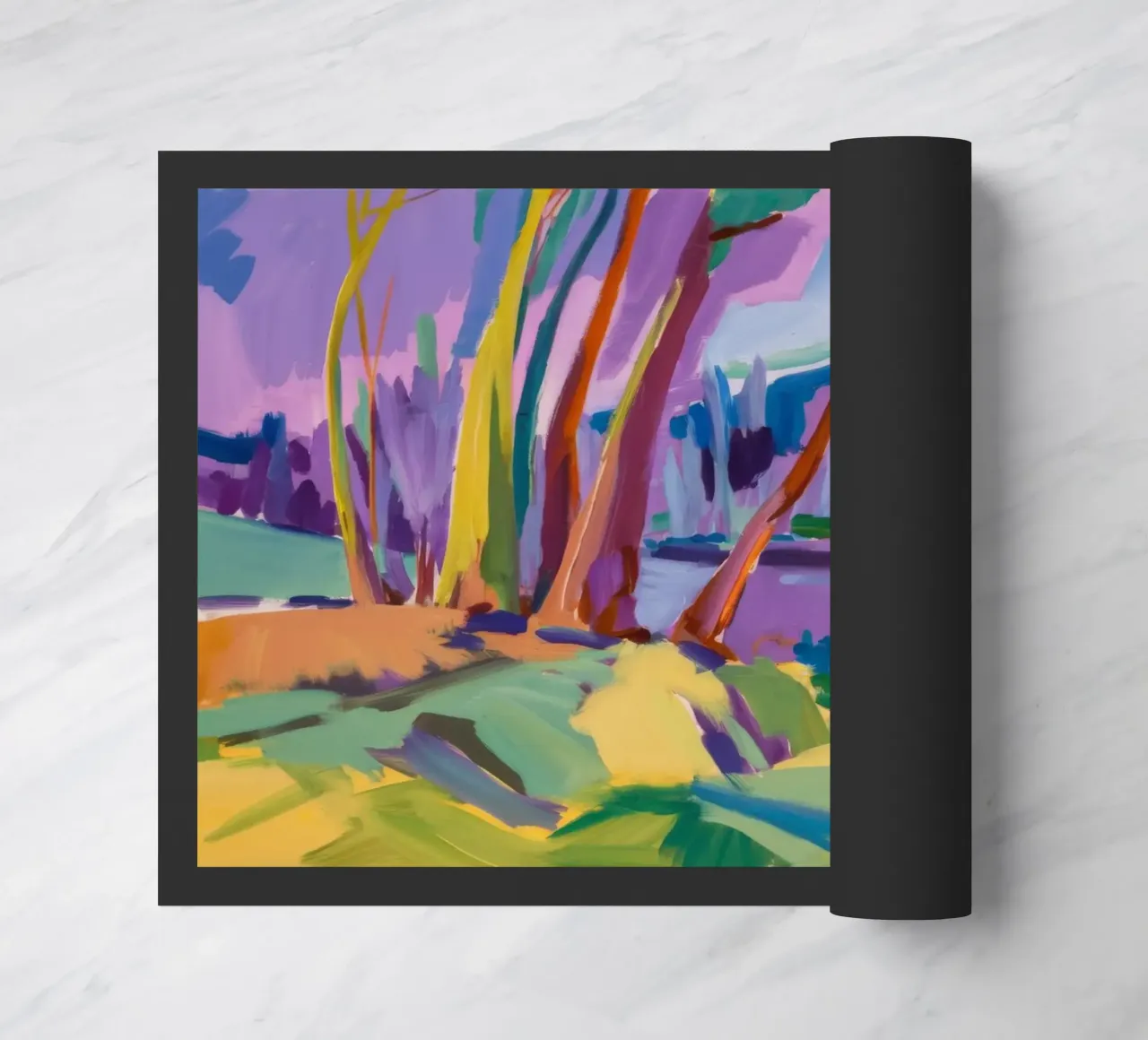 Rainbow River Path doormat by Radiance Landscape