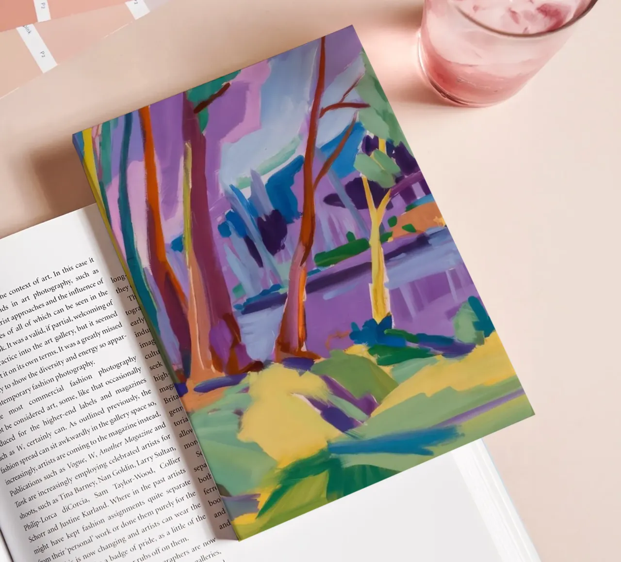 Rainbow River Path notebook by Radiance Landscape