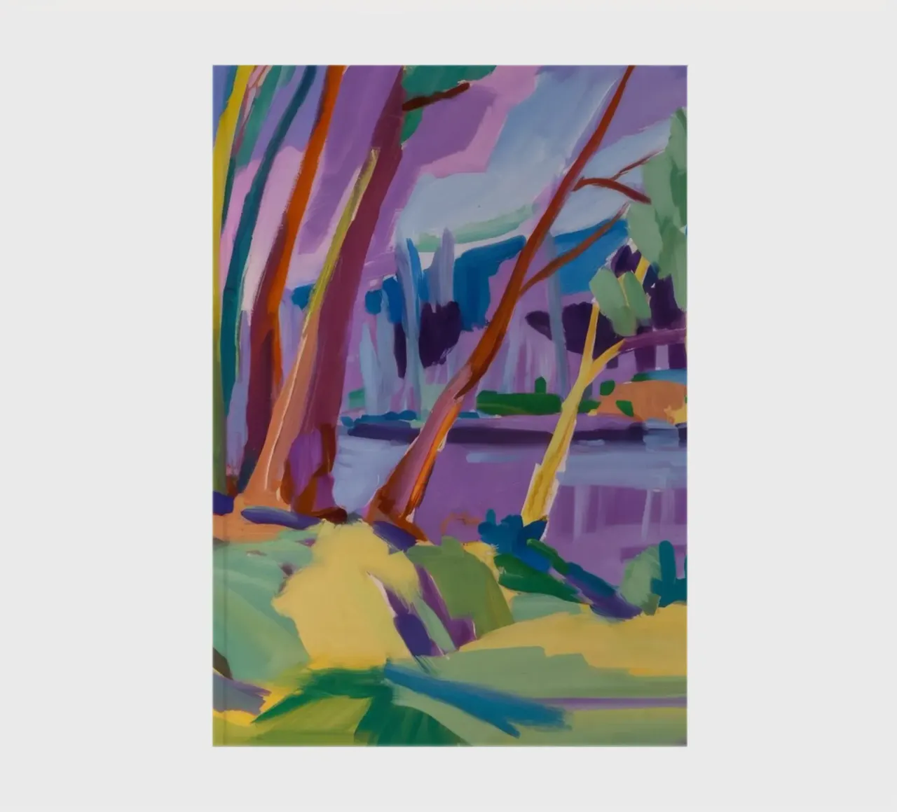 Rainbow River Path notebook by Radiance Landscape
