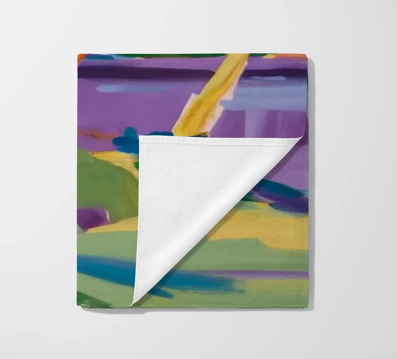 Rainbow River Path beach towel by Radiance Landscape