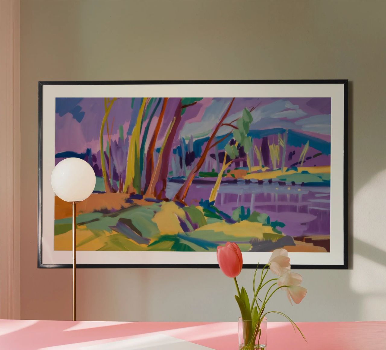 Regenbogen-Flussweg Poster von Radiance Landscape