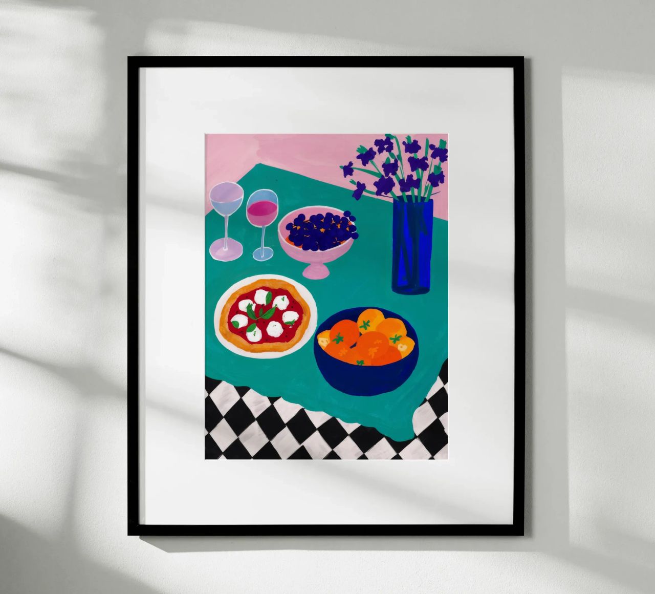 Checkered Dinner Date poster de Moonlite Desire