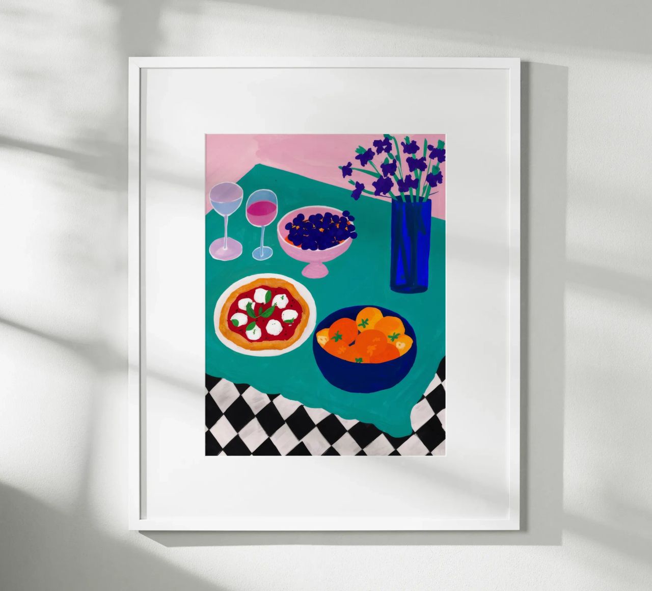 Checkered Dinner Date poster de Moonlite Desire