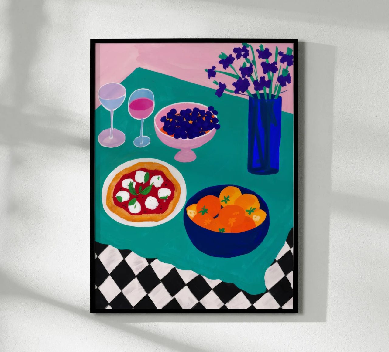 Checkered Dinner Date poster de Moonlite Desire