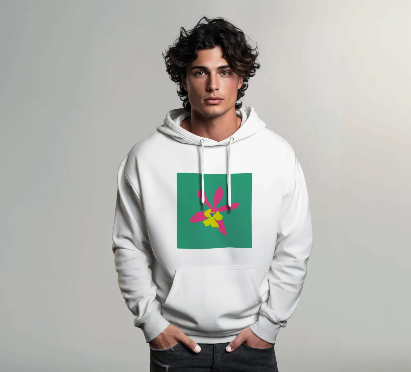 Orchid Illo Study hoodie by Mariery Young
