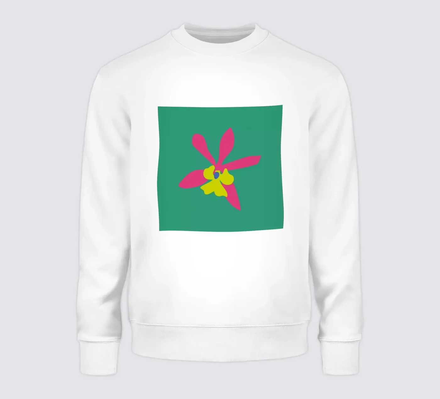 Orchid Illo Study sweatshirt van Mariery Young