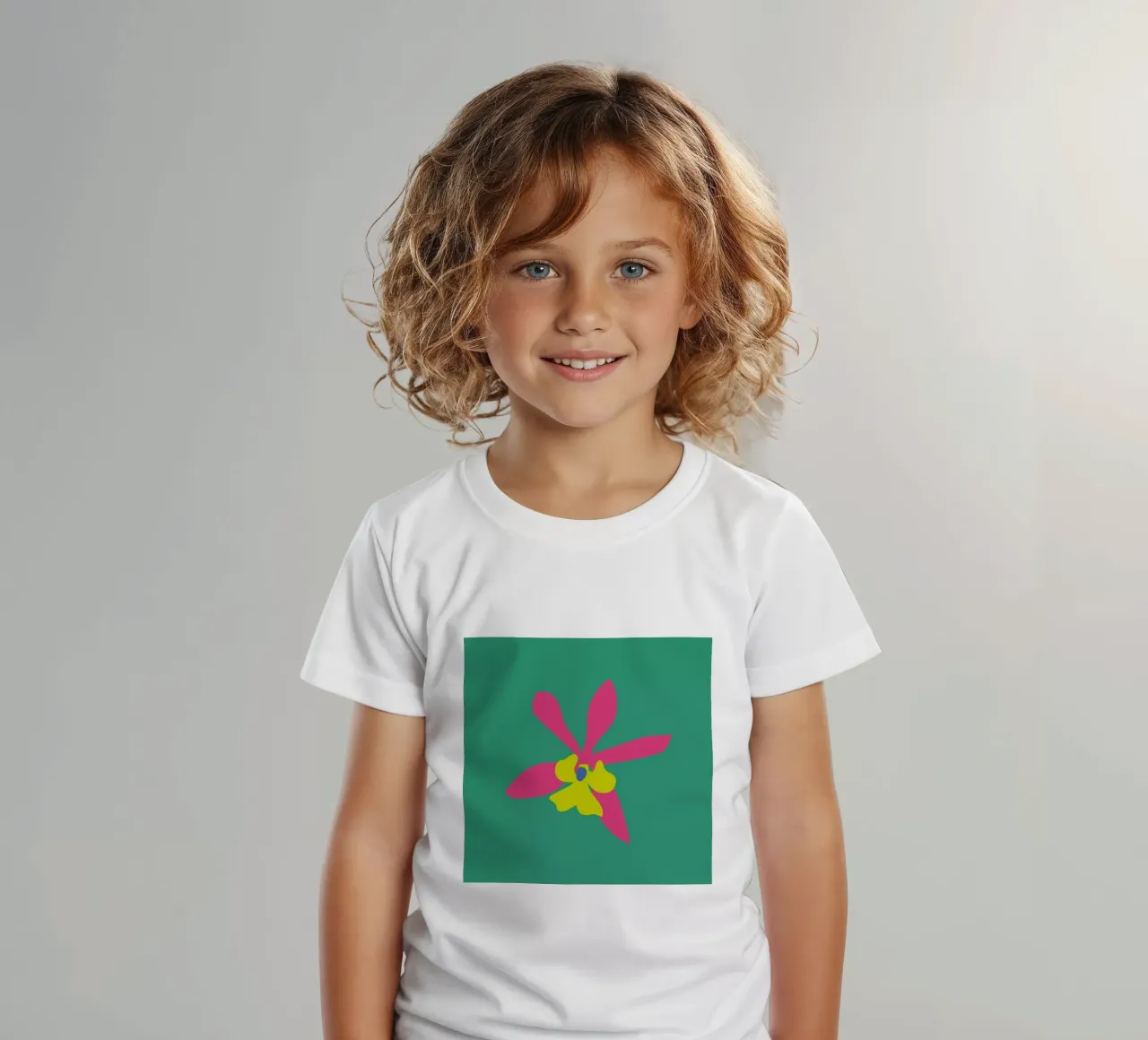 Orchid Illo Study t-shirt bambini da Mariery Young