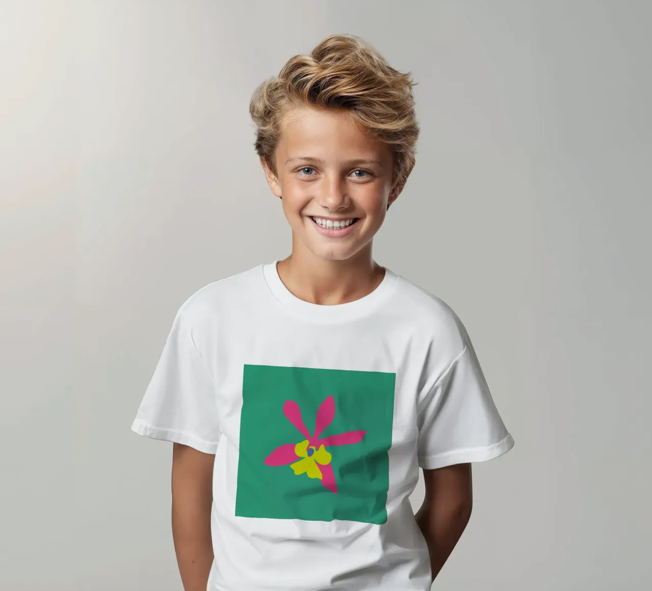 Orchid Illo Study t-shirt bambini da Mariery Young