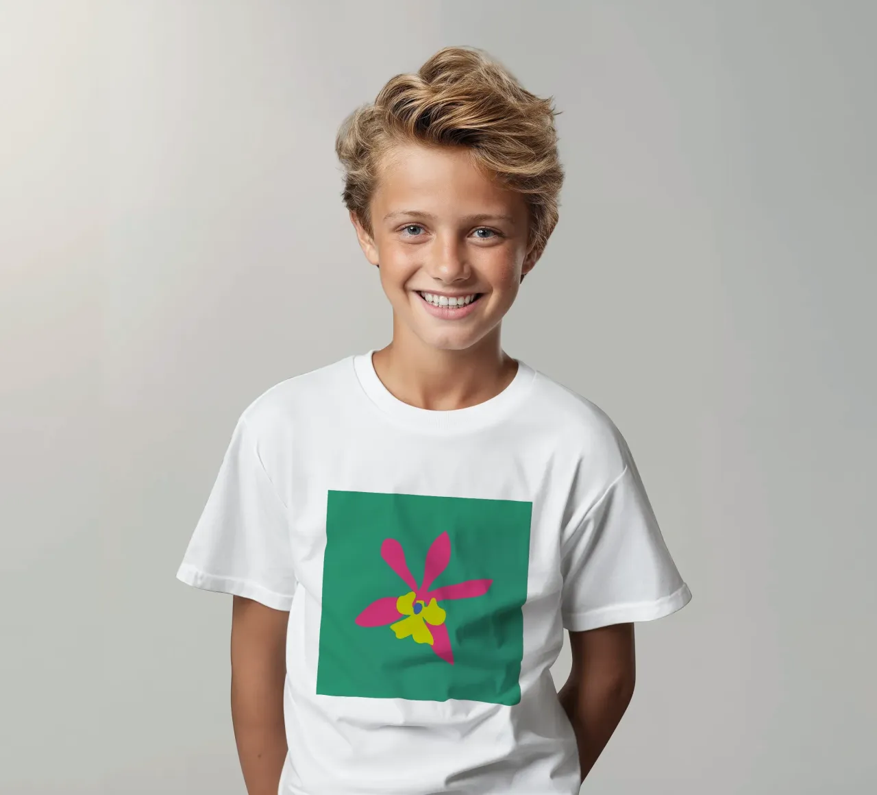 Orchid Illo Study t-shirt bambini da Mariery Young
