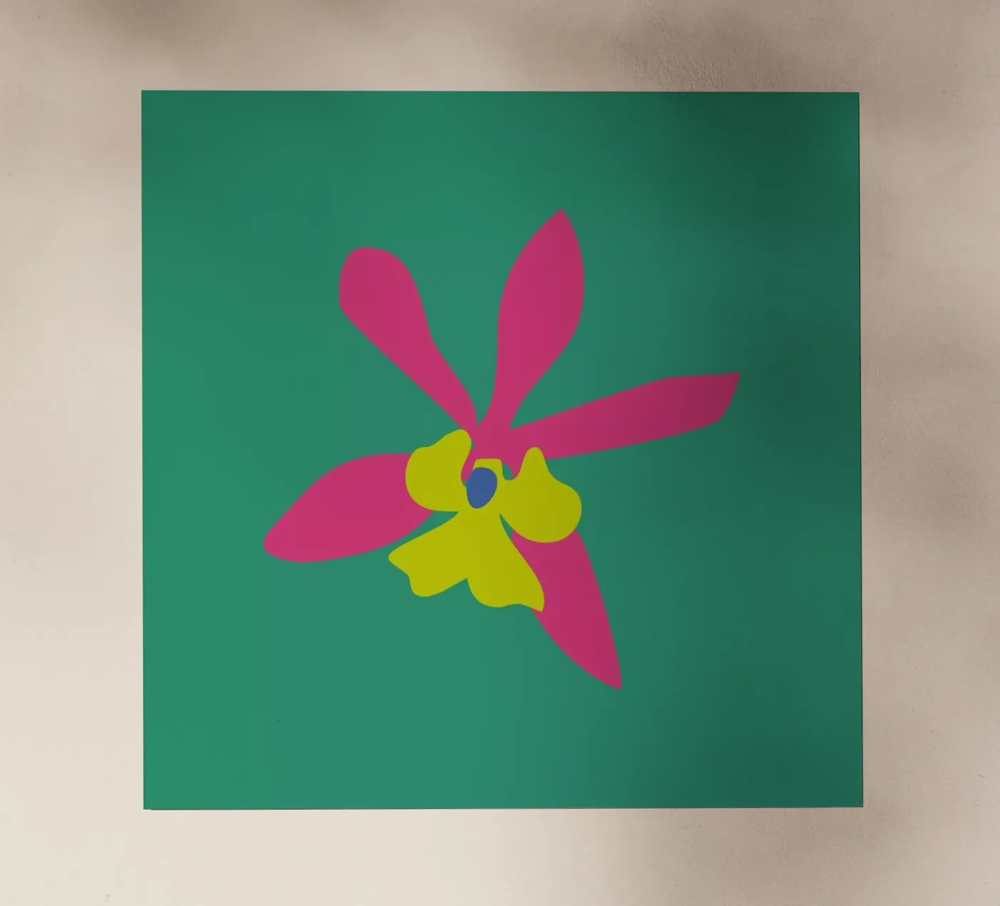 Orchid Illo Study Backlit Folie von Mariery Young