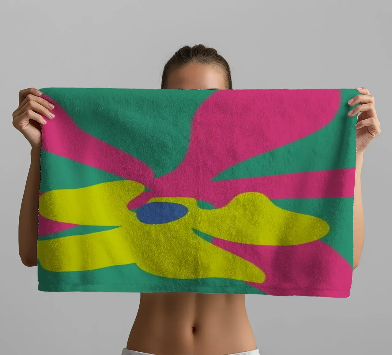 Orchid Illo Study towel by Mariery Young