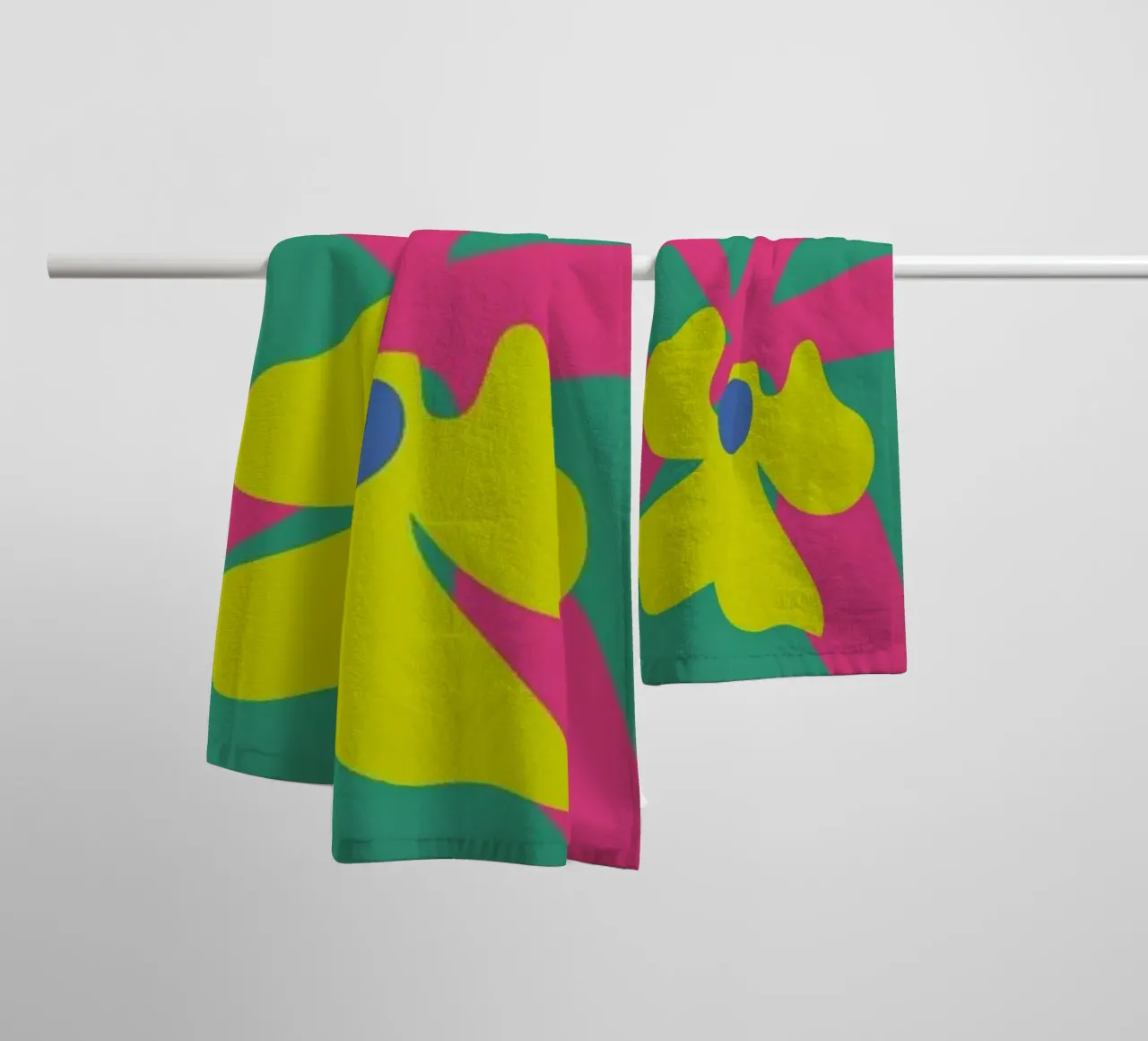Orchid Illo Study towel by Mariery Young