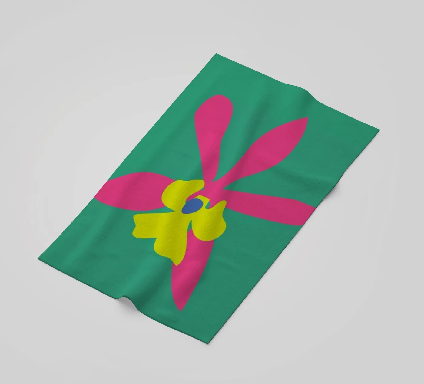 Orchid Illo Study strandhanddoek van Mariery Young