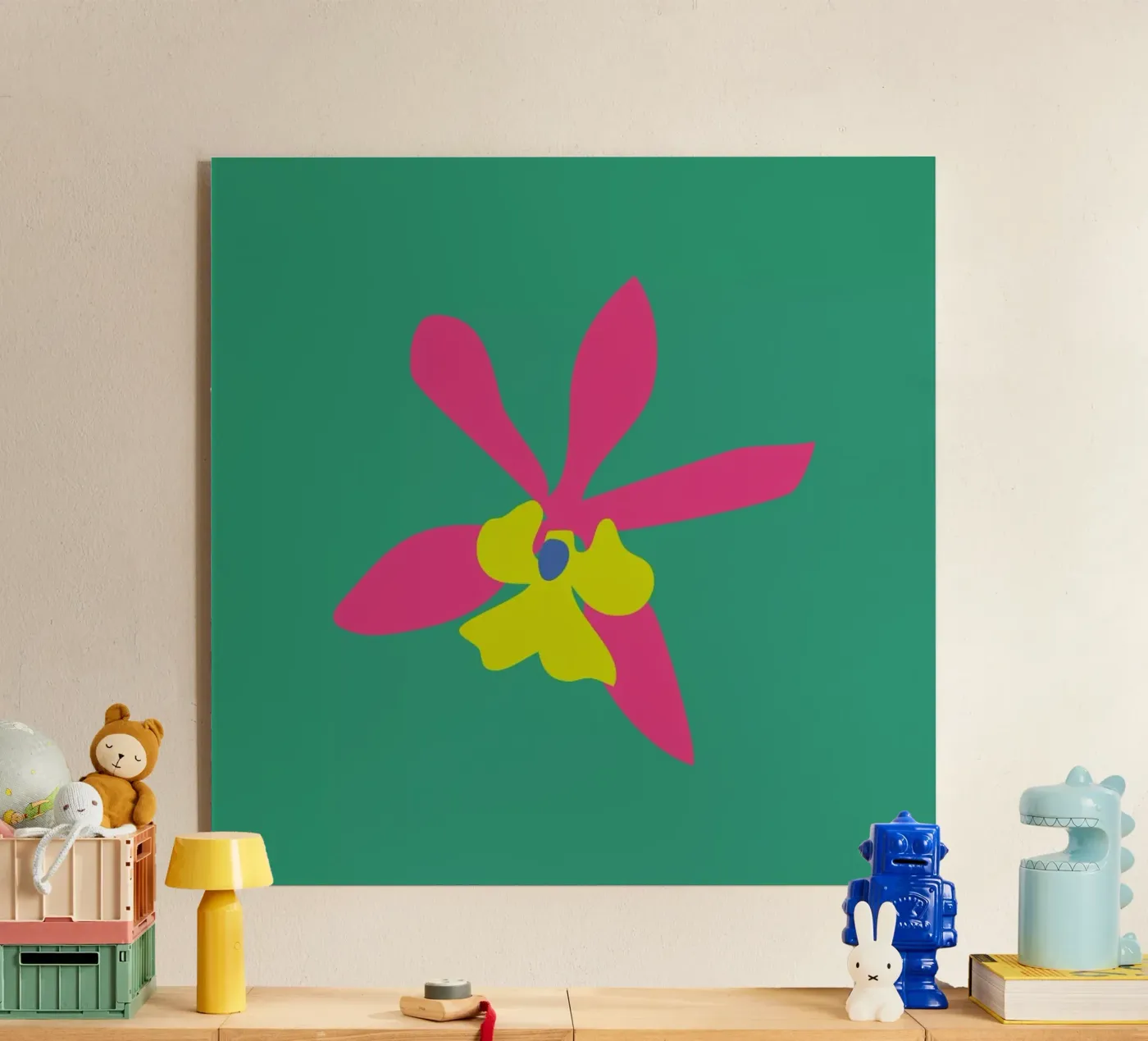 Orchid Illo Study acryl van Mariery Young