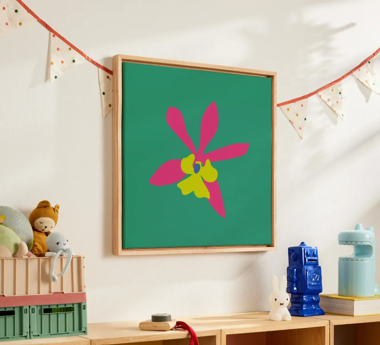 Orchid Illo Study canvas by Mariery Young