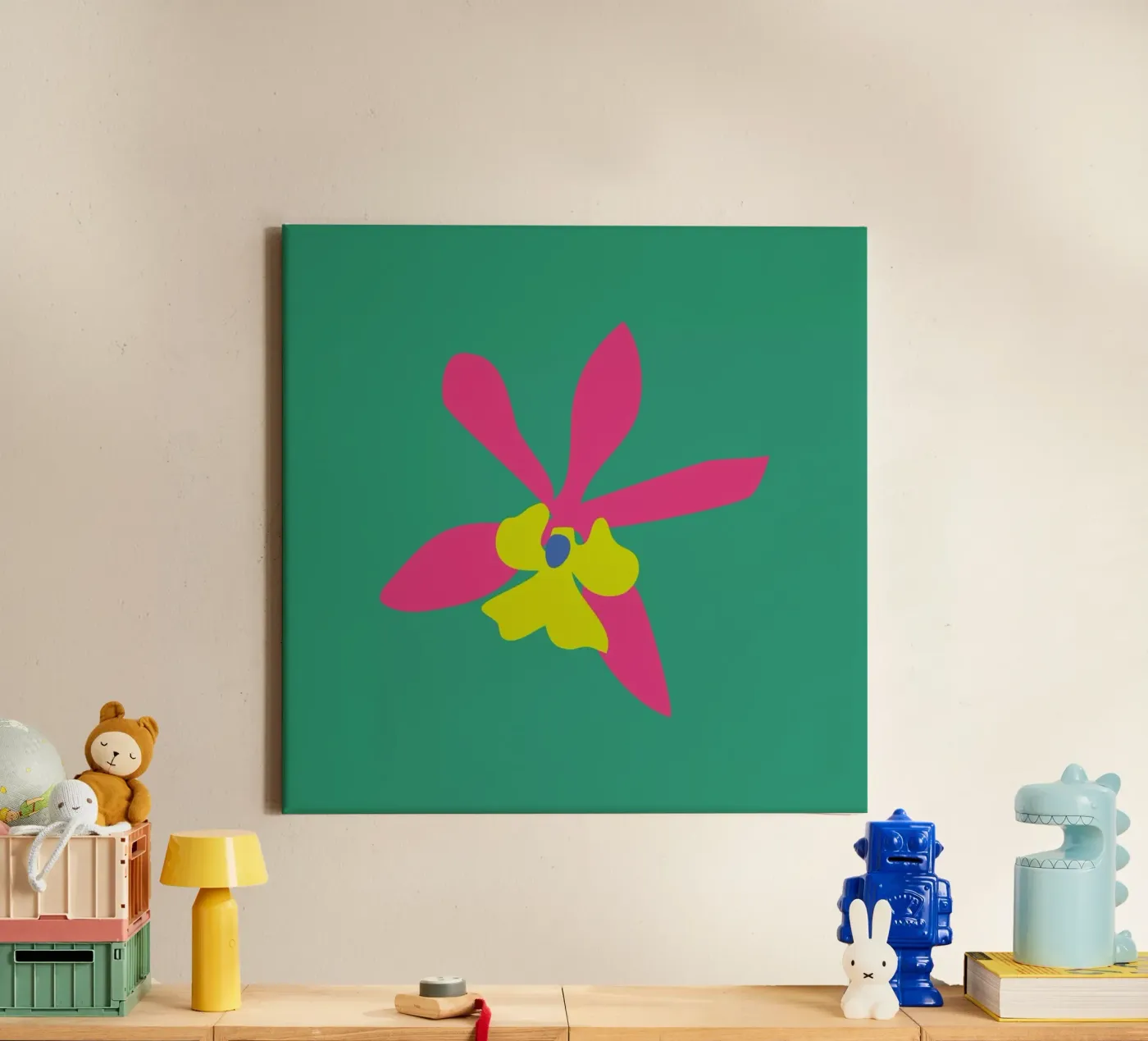 Orchid Illo Study canvas by Mariery Young