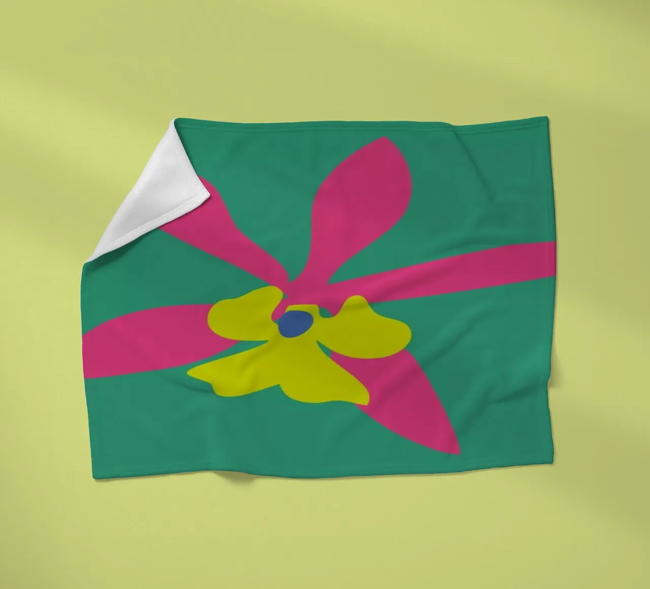 Orchid Illo Study fleecedeken van Mariery Young