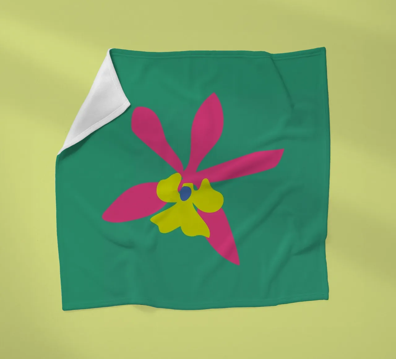 Orchid Illo Study fleecedeken van Mariery Young