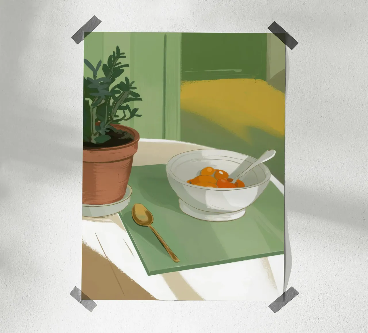 Solitudine della zuppa illuminata dal sole poster da Moonlite Desire