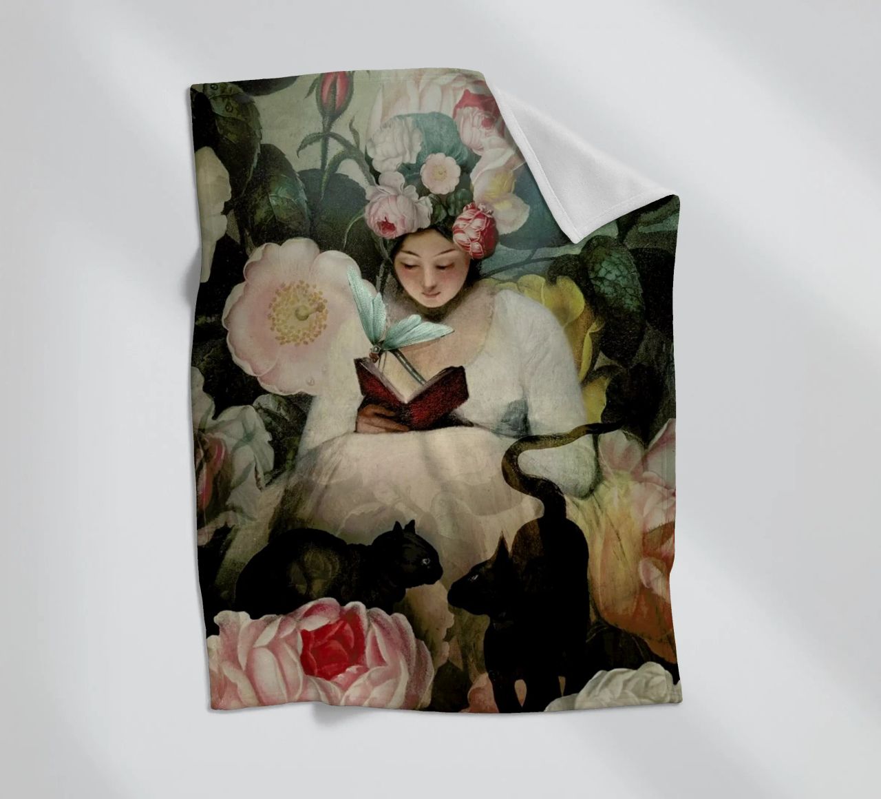 The Reading coperta in pile da Catrin Welz-Stein