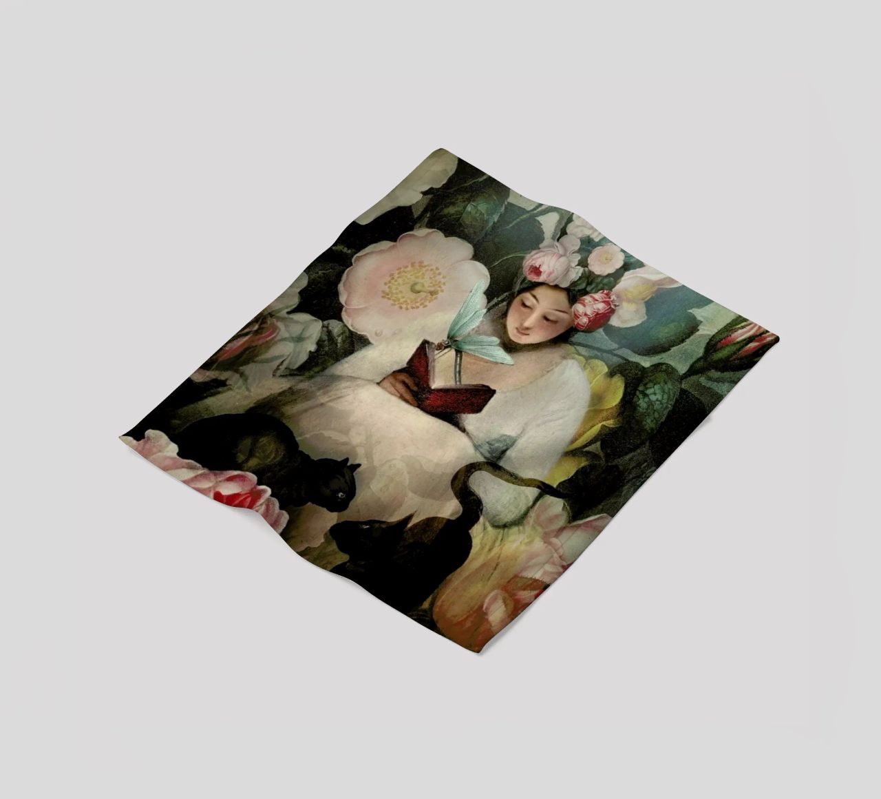 The Reading coperta in pile da Catrin Welz-Stein