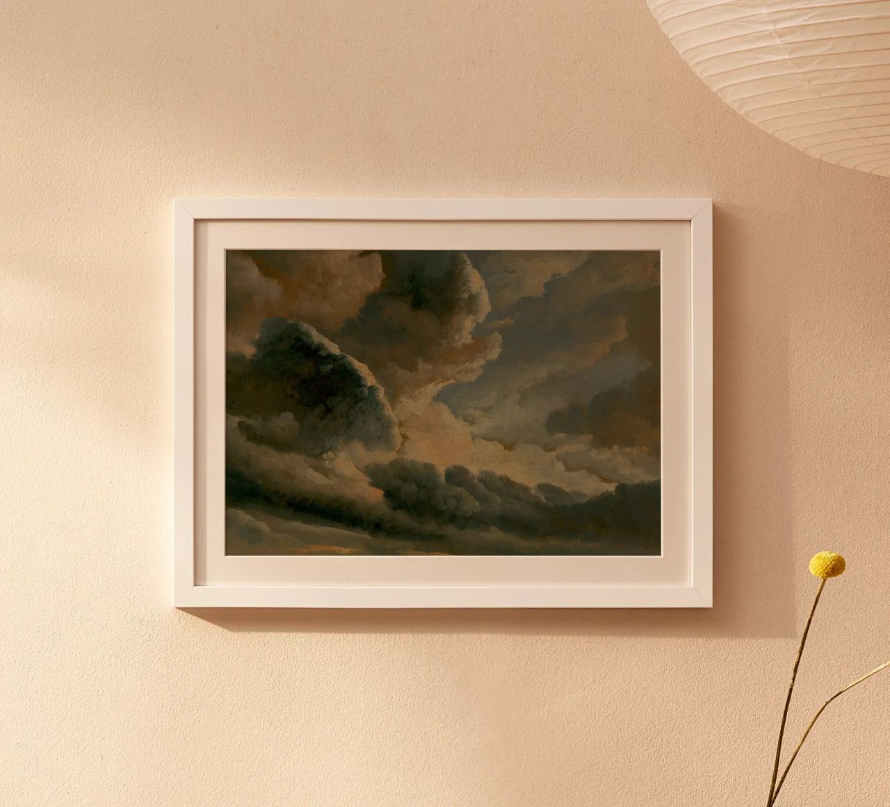 John Constable - Estudio dramático de nubes - Arte romántico del cielo poster de ClubArt