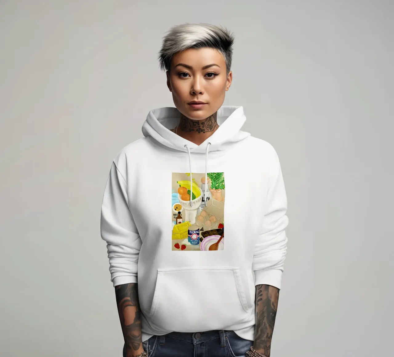 Cluttered Baking felpa con cappuccio da Paloma Kua