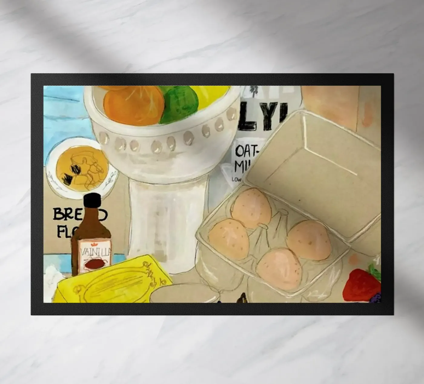 Cluttered Baking deurmat van Paloma Kua