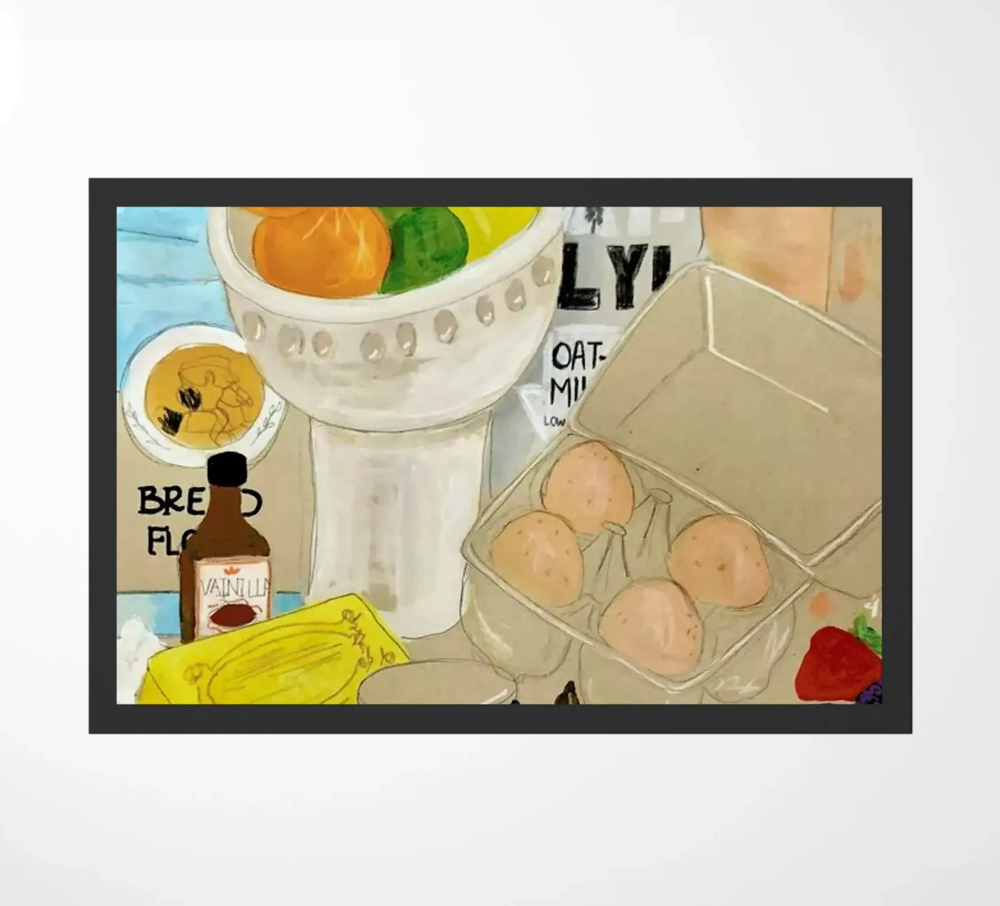 Cluttered Baking deurmat van Paloma Kua