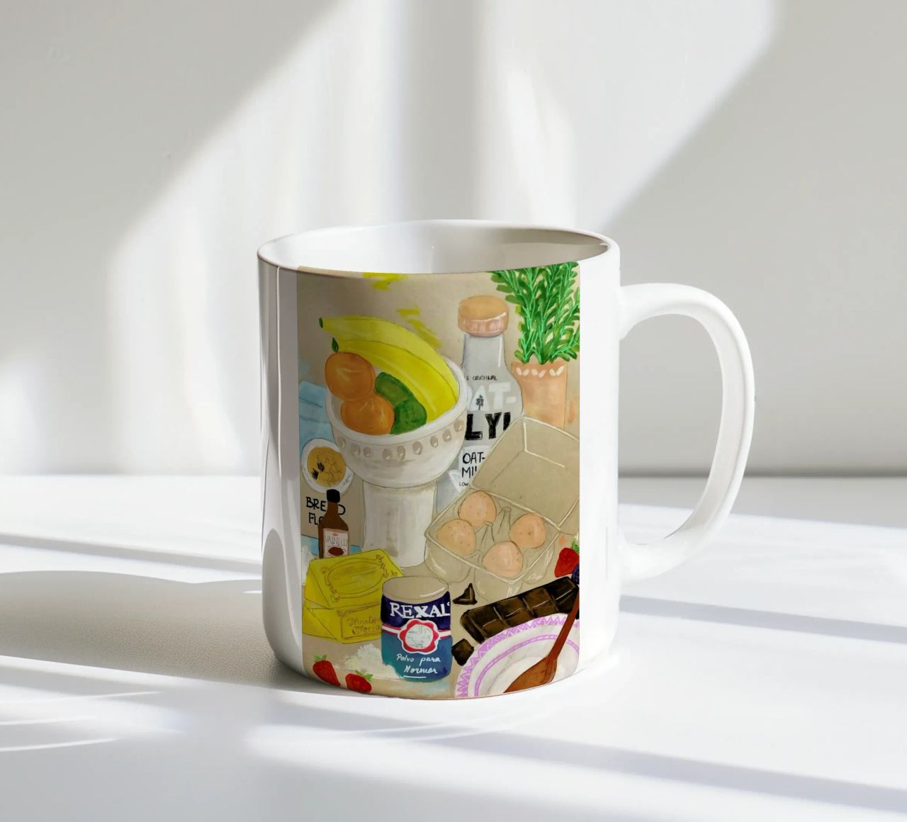 Cluttered Baking tazza in ceramica da Paloma Kua