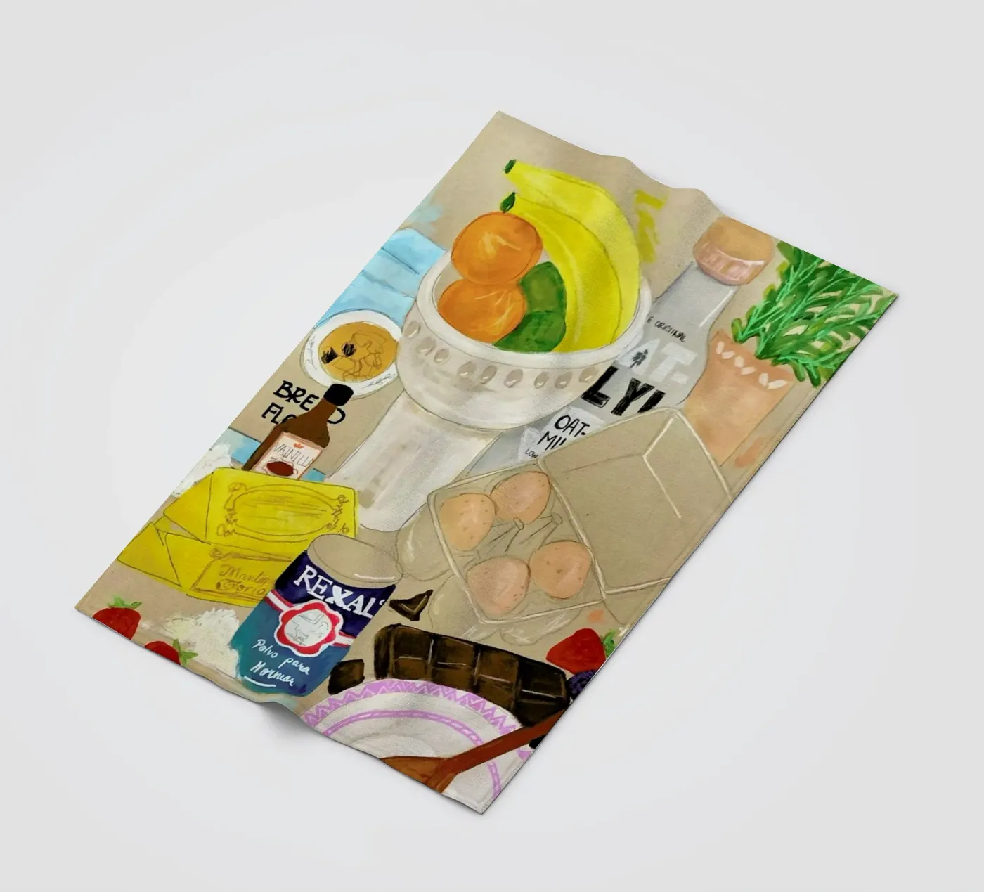 Cluttered Baking fleecedeken van Paloma Kua