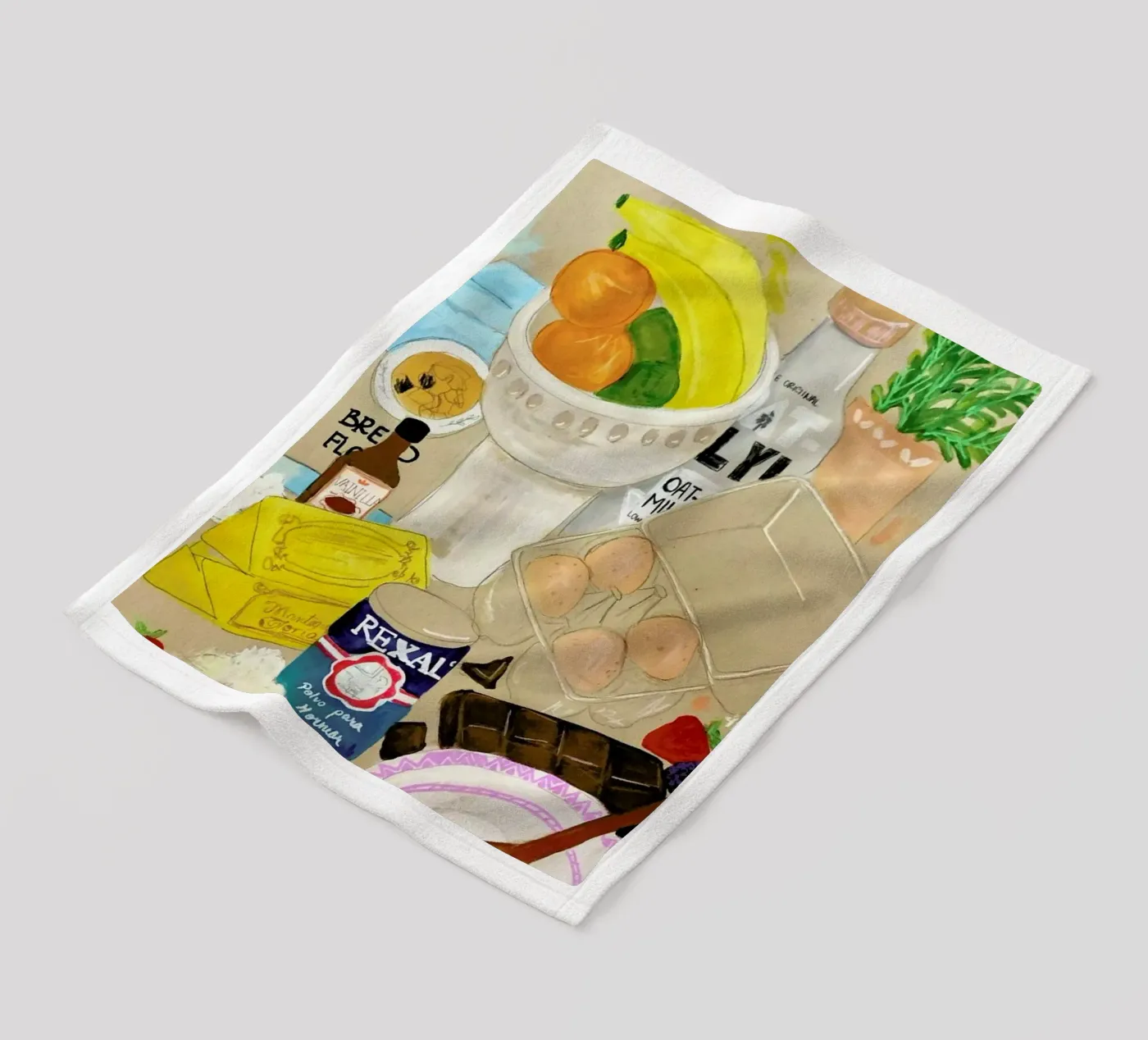 Cluttered Baking Fleecedecke von Paloma Kua
