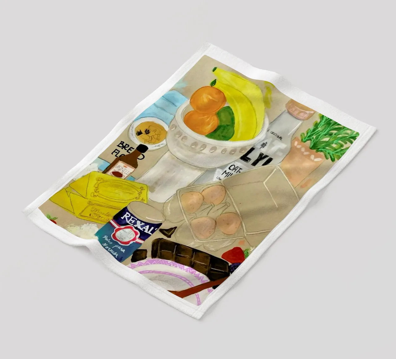 Cluttered Baking Fleecedecke von Paloma Kua