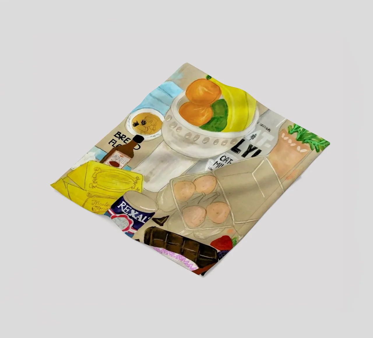 Cluttered Baking Fleecedecke von Paloma Kua