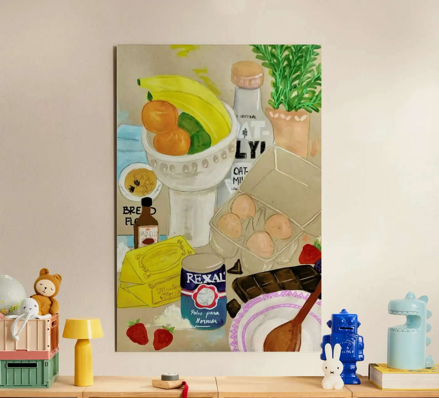 Cluttered Baking pannello forex da Paloma Kua