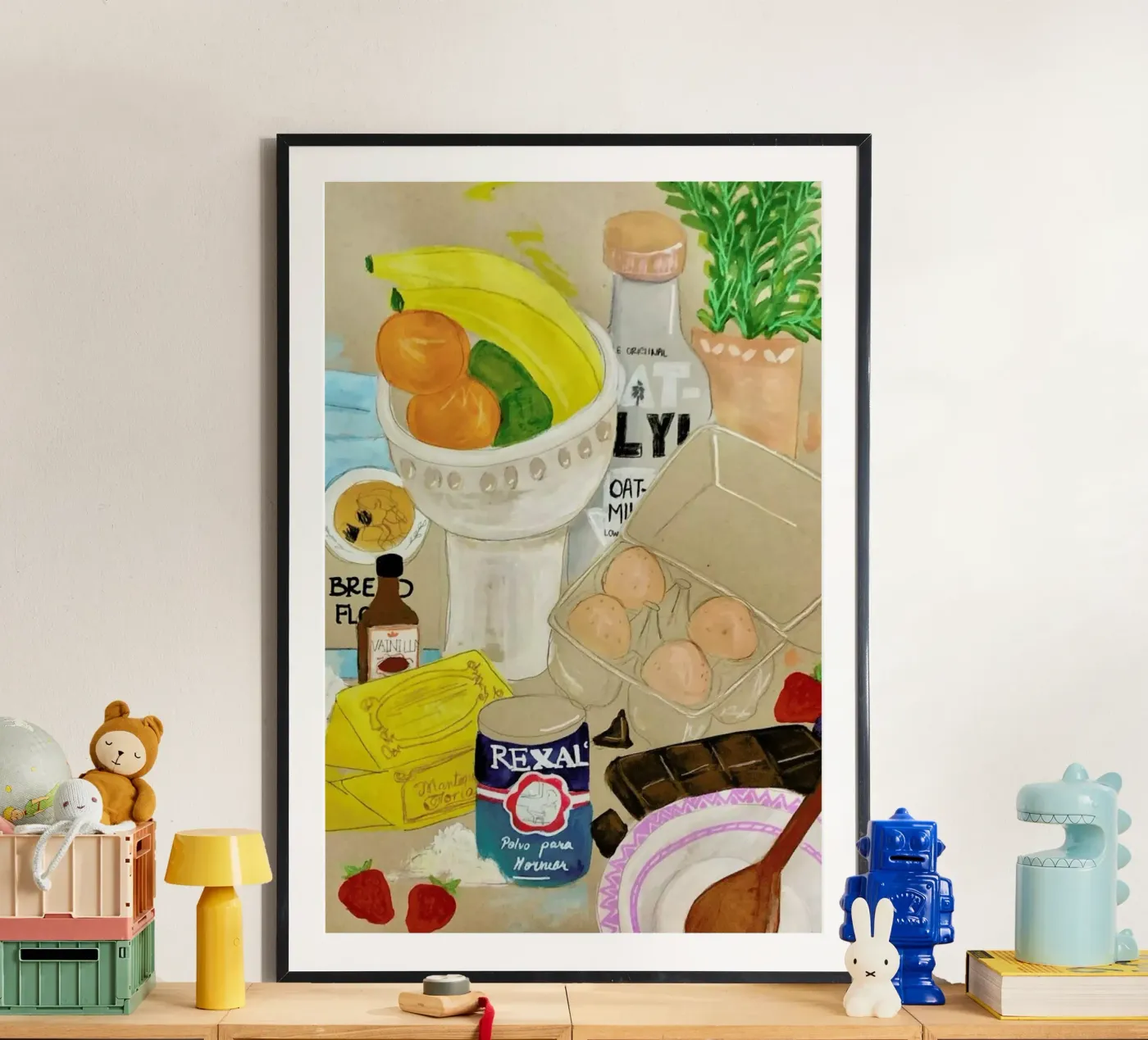 Cluttered Baking Poster von Paloma Kua