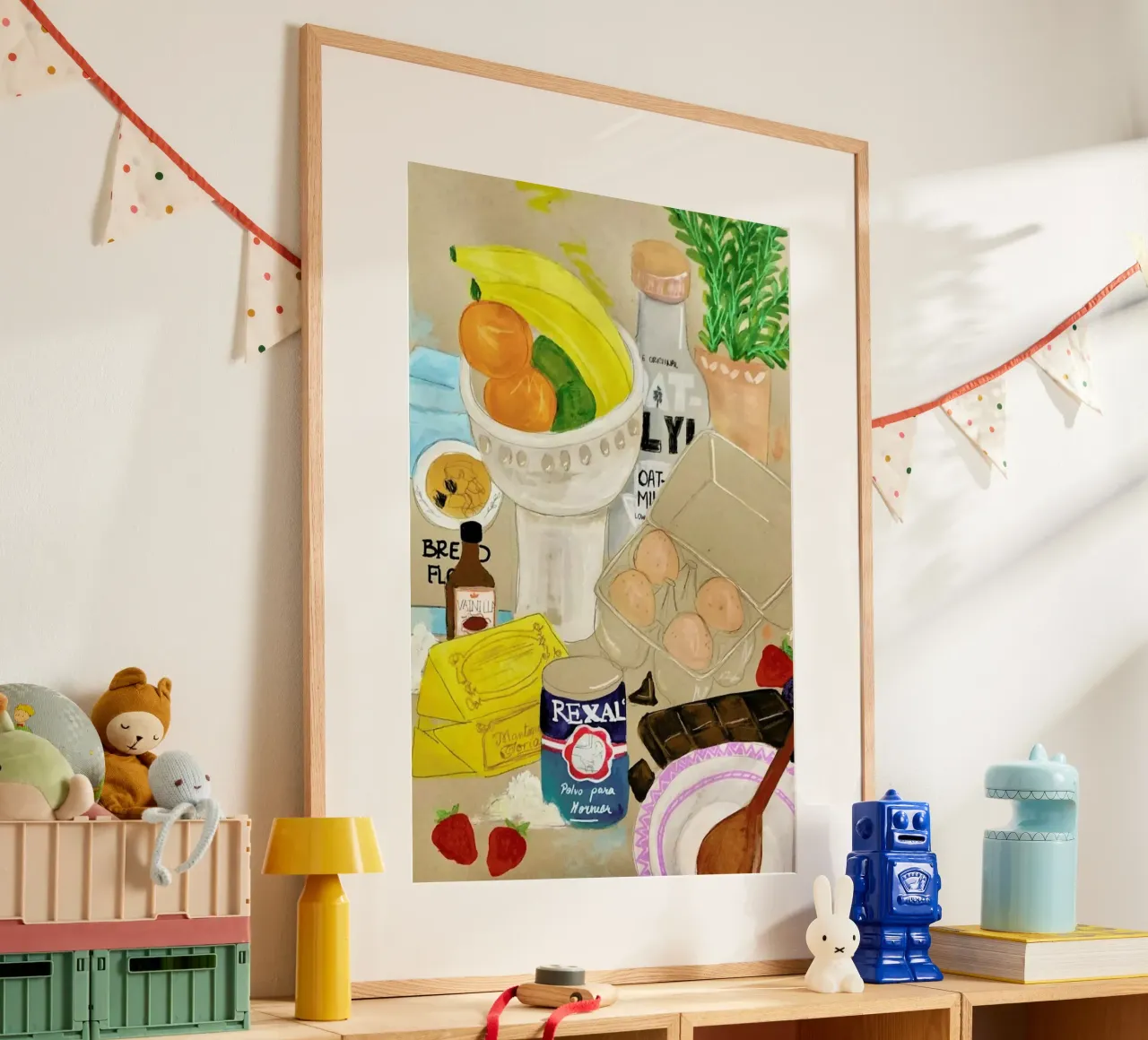 Cluttered Baking poster da Paloma Kua